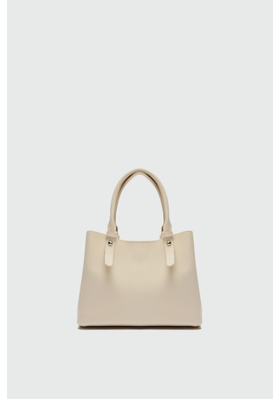 Shule Bags Doop Omuz Çantası Bej Bej
