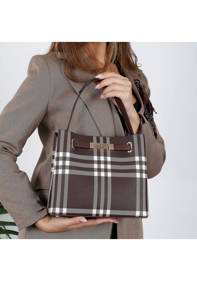 Kadın Silver & Polo Sp1293-m212 Sılver Polo El Çantası Kahve - Kahve kahverengi
