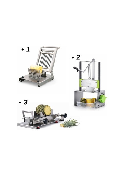 Cancan 3'lü Ananas Soyma Ve Dilimleme Seti Can 1423