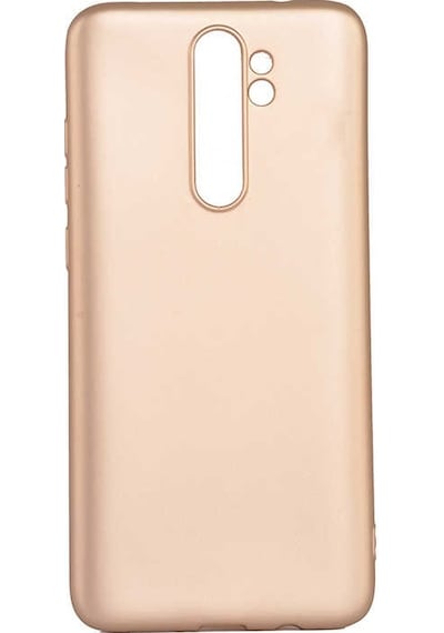 Kilifone - Xiaomi Uyumlu Redmi Note 8 Pro - Kılıf Mat Renkli Esnek Premier Silikon Kapak - Gold