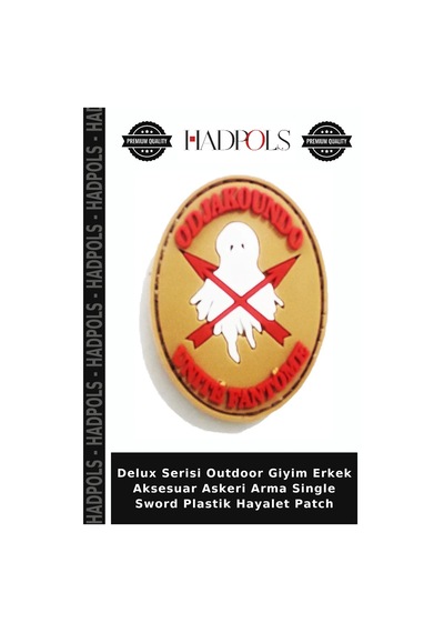 Hadpols Delux Serisi Outdoor Giyim Erkek Aksesuar Askeri Arma Single Sword Plastik Hayalet