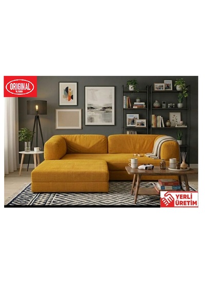 Herev 180x180 Cm 50 Dns Modüler Köşe Koltuk Fitilli Kadife Kumaş, Yatak Olabilen, Modern Tasarım Şark Köşe Hardal Herev 180x180 Cm 50 Dns Modüler Köşe Koltuk Fitilli Kadife Kumaş, Yatak Olabilen, Modern Tasarım Şark Köşe Hardal