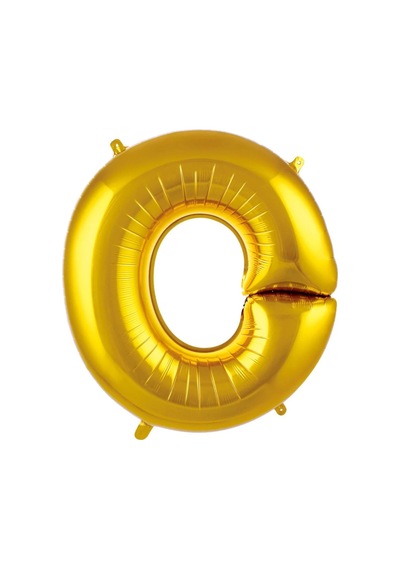 34" Folyo Harf 76cm "o" Gold / Altın Altın