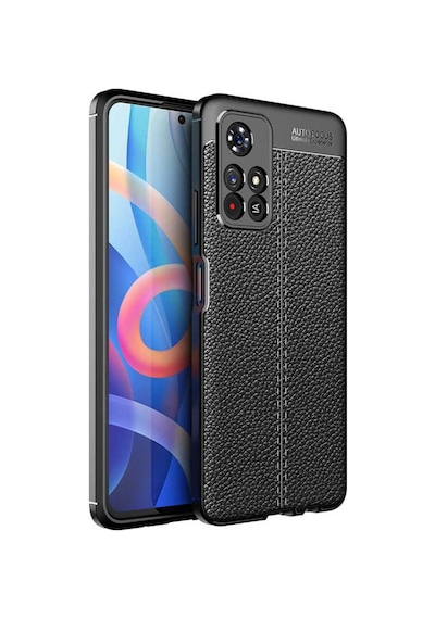 Xiaomi Poco M4 Pro 5G Kılıf Zore Niss Deri Desenli Silikon Kılıf