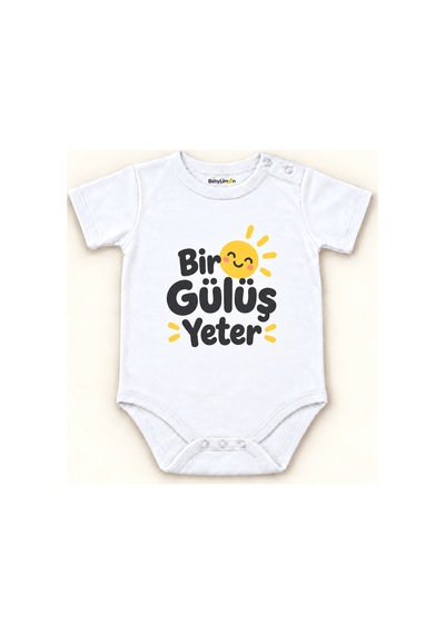 Babylimon Bir Gülüş Yeter Beyaz Kısa Kollu Çıtçıtlı Bebek Zıbını Beyaz - Bir Gülüş Yeter - 928161960 Beyaz - Bir Gülüş Yeter Babylimon Bir Gülüş Yeter Beyaz Kısa Kollu Çıtçıtlı Bebek Zıbını Beyaz - Bir Gülüş Yeter - 928161960 Beyaz - Bir Gülüş Yeter