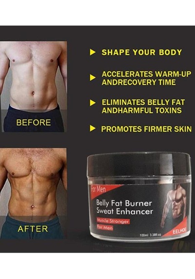 Belly Fat Burner Erkeklere Masaj Bakım Kremi 100