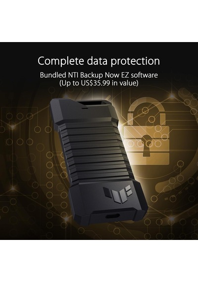 Tuf Gaming As1000 1tb Taşınabilir Ssd Sıvı Ve Toz Koruması Ip68, Mıl-std-810h, Ntı Backup Now Ez Software