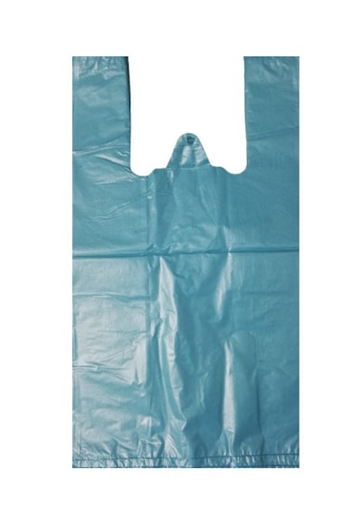 Kalın Mavi Poşet 30x60 Cm Büyük Boy 1 Kg Hışır Atlet Poşet Market Manav Poşeti Çöp Poşeti