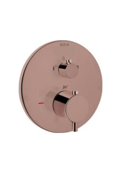 Vitra Origin A4267129 Termostatik Ankastre Banyo Bataryası, Soft Bakır Diğer
