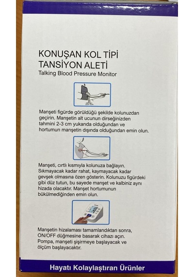 Acura Ac-433k Konuşan Tansiyon Aleti Koldan Ölçme