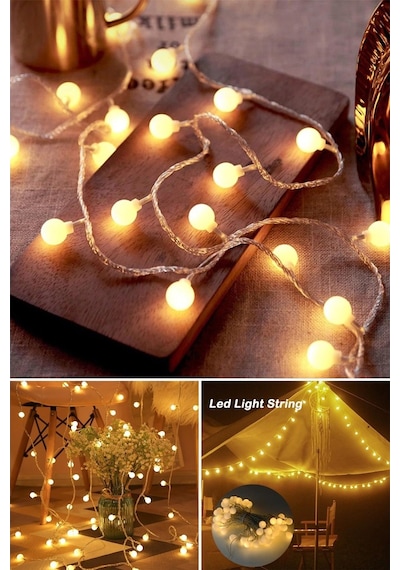 Trendpoint 20 Ledli 3 Metre Şerit Led Sembollü Kablolu Süsleme De