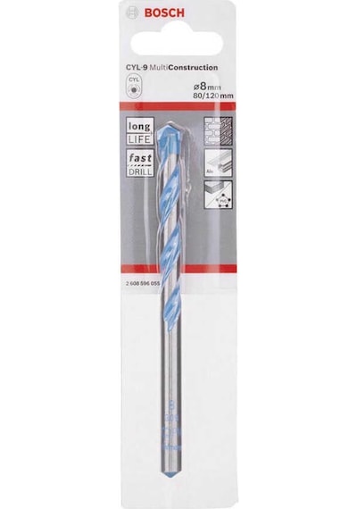Bosch cyl-9 Serisi Çok Amaçlı Matkap Ucu 8*120 mm-2608596055