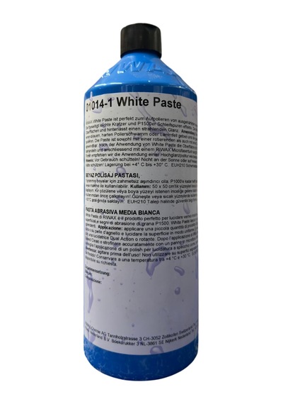 Rıwax White Polish Pasta Beyaz Pasta 1kg Profesyonel Cila, Çizik , Parlaklık Ve Koruma