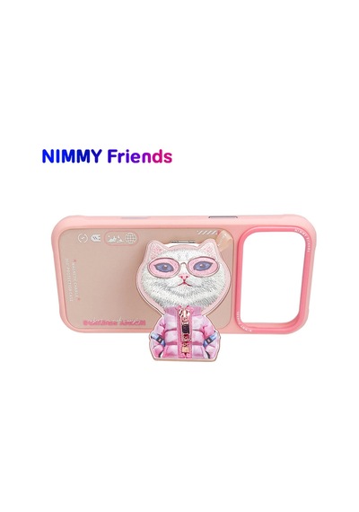 Apple Uyumlu iPhone 17 Pro Max Magsafe Standlı 3d Gözlük Fermuar Kedi Nakışlı Cool Cute 2.0 Kılıf 4 Şeffaf Apple Uyumlu iPhone 17 Pro Max Magsafe Standlı 3d Gözlük Fermuar Kedi Nakışlı Cool Cute 2.0 Kılıf 4 Şeffaf
