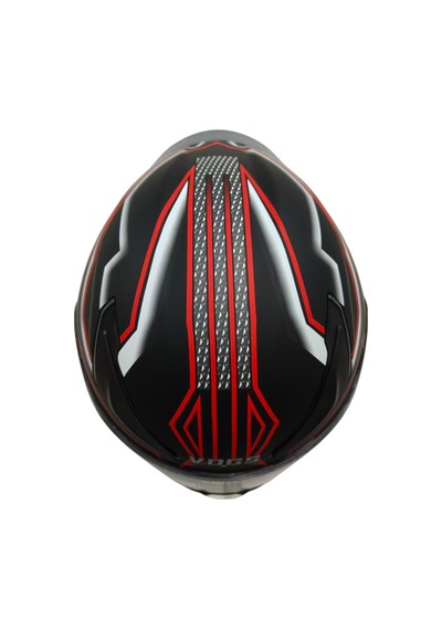 Ws-210 Güneş Vizörlü Çene Açılır Kask Siyah Kırmızı Cizgili Şeffaf Vizörlü İtaly Dizany