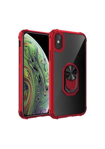 Apple Uyumlu iPhone Xs 5.8 Kılıf Zore Mola Kapak Kırmızı