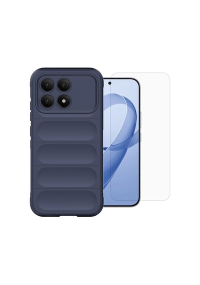 Teleplus Xiaomi Poco F8 Pro Kılıf Etnik Kamera Korumalı Silikon Ve Nano Ekran Koruyucu