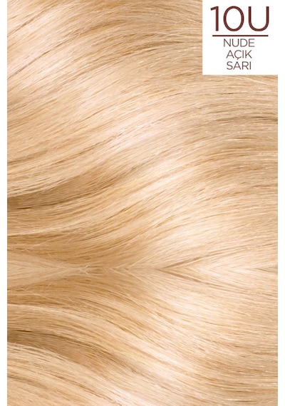 L'Oréal Paris L'Oréal Paris Excellence Creme Nude Renkler Saç Boyası – 10U Nude Açık Sarı 10U Nude Açık Sarı