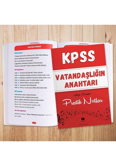 Kpss Vatandaşlığın Anahtarı Müzik Destekli Pratik Notlar - Umut Kaya