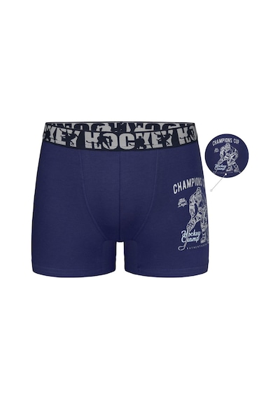 Donella 5'li Erkek Çocuk Boxer Koyu Gri