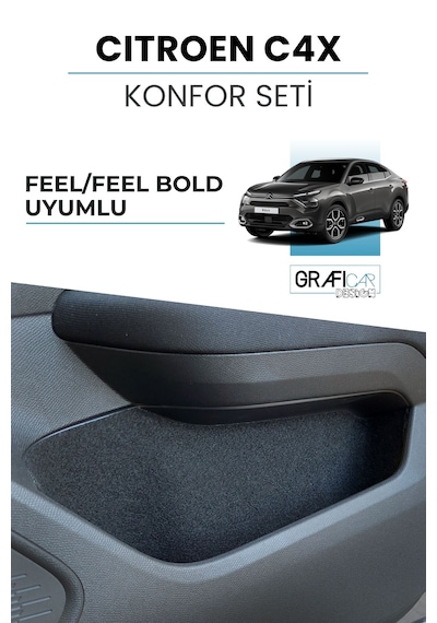 Citroen C4x Konfor Seti - Feel/feel Bold Uyumlu Araç İçi Kaplama