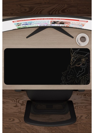 Capitano Genshin Impact Anime Oyuncu V1 - 70x30 Xl Gaming Mouse Pad Fare Altlığı