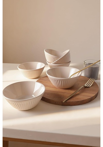 Krem Hitit Line Kase 14 Cm 6 Adet 030