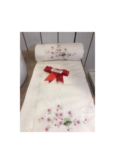Özdilek Jasmin El-yüz Havlusu 2'li Krem