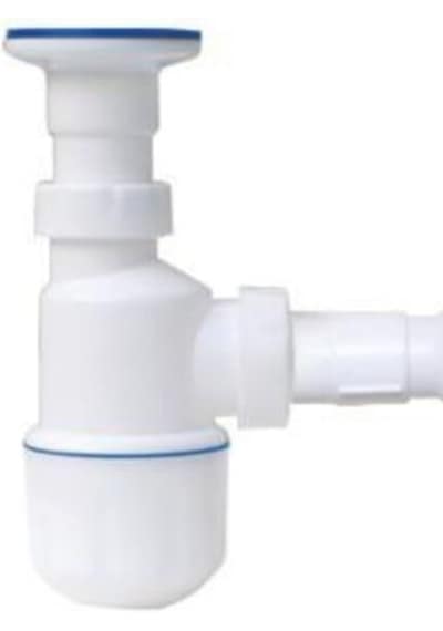 Özbest Taslı Lavabo Sifonu Lüx - Beyaz