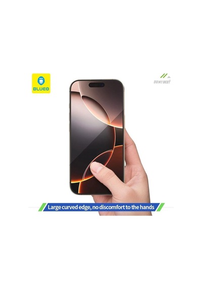 Delux Serisi Şeffaf Koruma Cep Aksesuarı Telefon Camı İphone 16 Pro Uyumlu Cam Ekran Koruyucu