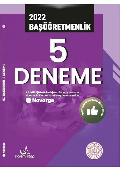 2022 Başöğretmenlik 5 Deneme- Kalem Kitap