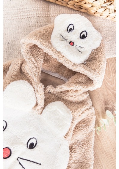 Babymod Figürlü Welsoft Peluş Kız/Erkek Bebek Tulum