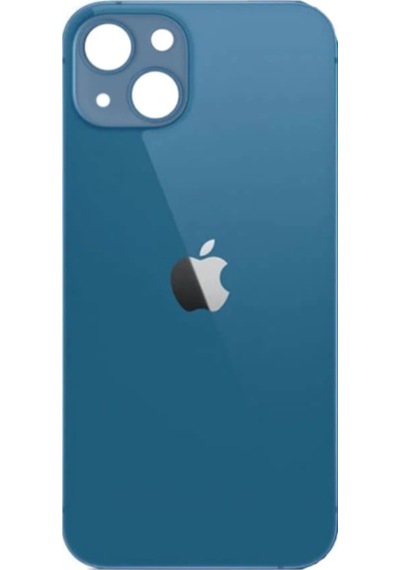 Apple Uyumlu iPhone 13 Arka Pil Batarya Kapak Mavi