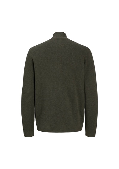 Jack & Jones Jprmılano Stıtch Knıt Half Zıp Sn Rosin Çok Renkli