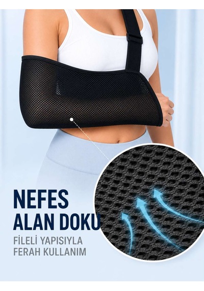 Pratik Kol Askısı Nefes Alabilen Fileli Kumaş Ayarlanabilir Omuz Destekli Diğer