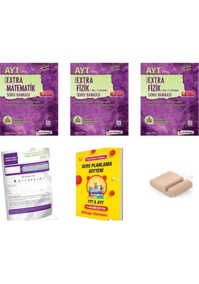 Ayt Extra Matematik +fizik 1-2 Soru Bankası 2025-2026 + Telefon Tutucu + Tyt Deneme