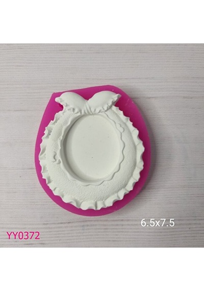 Yy0372 Bebek Önlüğü Çerçeve Silikon Kalıp
