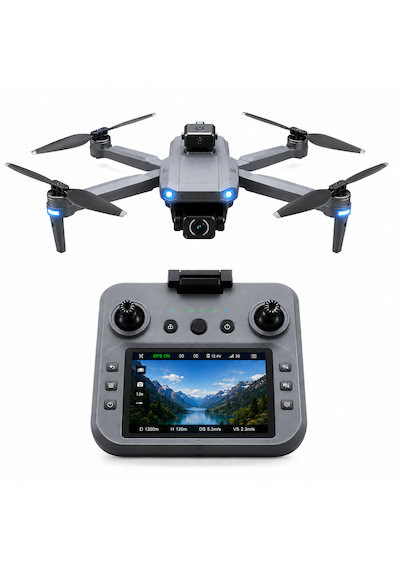 Gps Destekli Profesyonel Drone 4k Kamera, 3 Eksen Gimbal, Engelden Kaçınma Sensörü, Ekranlı Kumanda, Tek Tuş Eve Dönüş