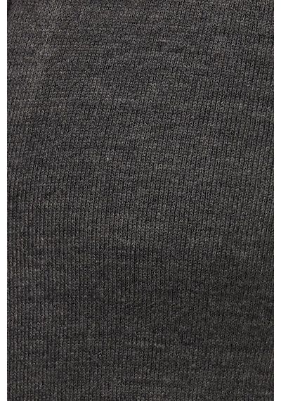 Tudors Erkek Slim Fit Dar Kesim Gri Dik Yaka Fermuarlı Düz Hırka-34916