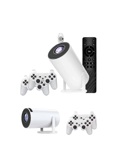 Ilkeshop Full Hd 8 Gb Ayaklı Çift Kollu 4k Video Oyun Konsolu Tnabilir 41338109