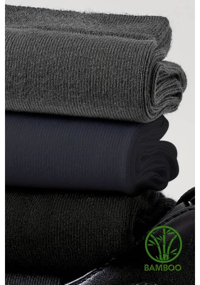 Kral Socks Premium Busines 3 Çift Kutulu Klasik Uzun Boy Mevsimlik Dikişsiz Erkek Bambu Soket Çorap Asorti