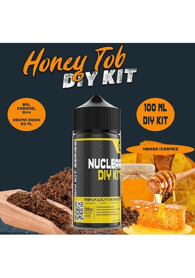 Nuclear 100 Ml Dıy Kit Honey Tobacco Gıda Aroma 20 Ml Aroma İçerir
