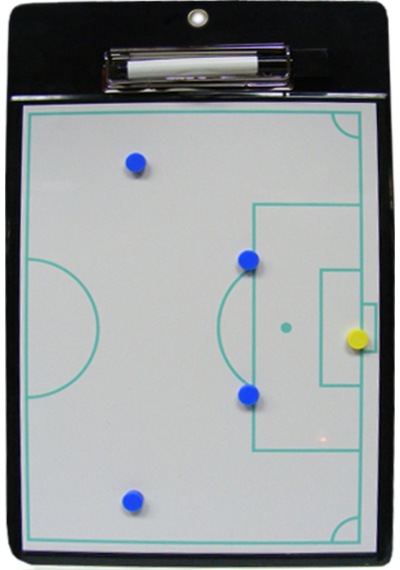 Selex Çift Tarafli Futbol Taktik Tahtasi 667 Çok Renkli