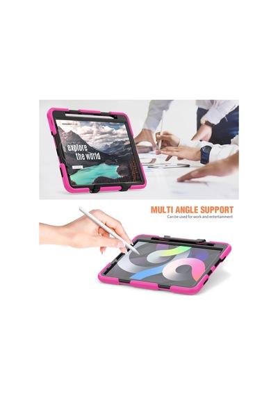 Newface İpad Uyumlu Pro 11 2020 Kılıf Griffin Tablet Kapak Semeglbl - 83 - Pembe