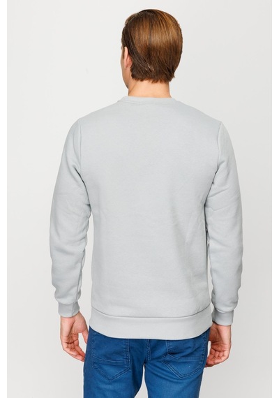 Igs İgs Erkek Açık Gri Standart Bisiklet Yaka Sweatshirt Açık Gri Igs İgs Erkek Açık Gri Standart Bisiklet Yaka Sweatshirt Açık Gri
