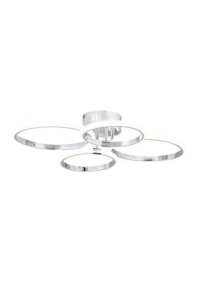 Pl 02 4 Model Krom 3 Renkli Salon Ve Oturma Odası İçin İdeal Alüminyum Avize, 60x10 Krom