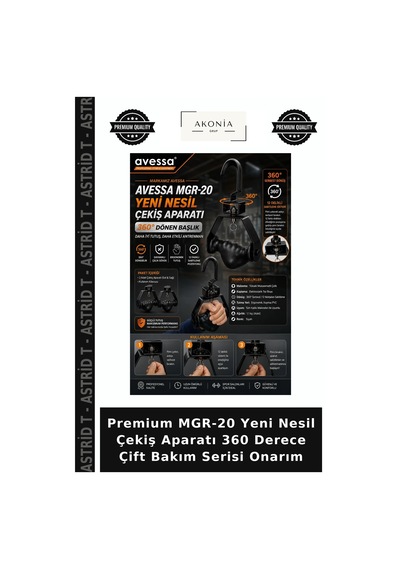 Premium Mgr-20 Yeni Nesil Çekiş Aparatı 360 Derece Çift Bakım Serisi Onarım