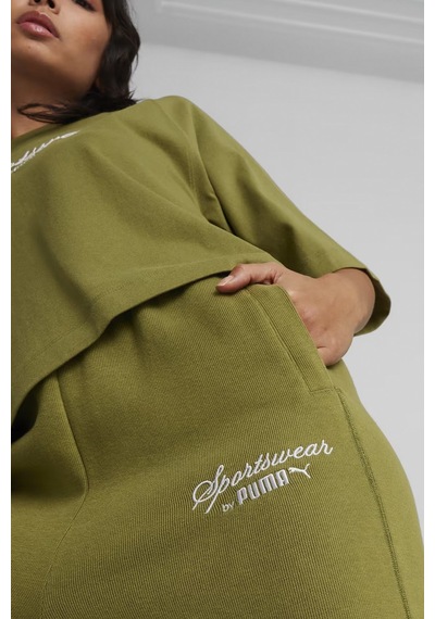 Puma Classıcs+ Kadın Relaxed Eşofman Altı 624274 33 Yeşil