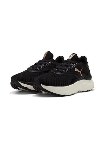 Puma Softride Mayve Leopard Wns Kadın Koşu Ayakkabısı Siyah 31016201 Siyah