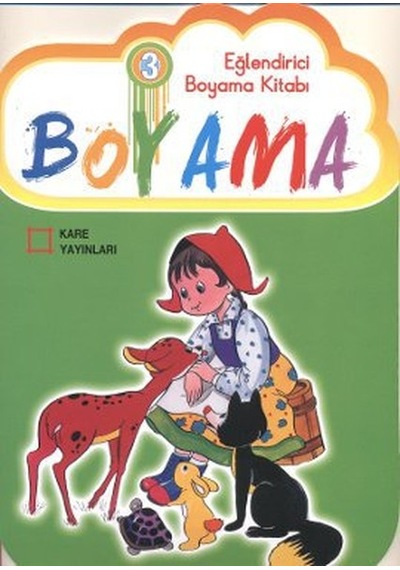 Eğlendirici Boyama Kitabı 3- Kare Yayınları